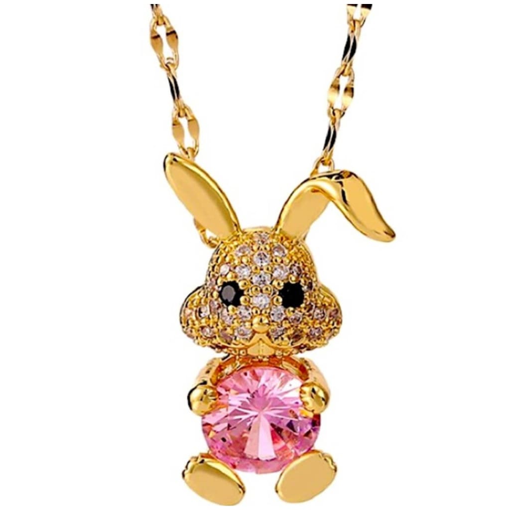 Bunny CZ Necklace