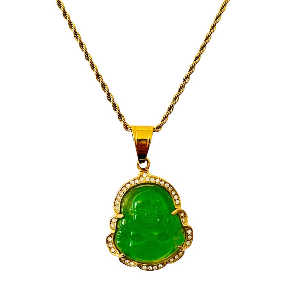 Jade Buddha Necklace