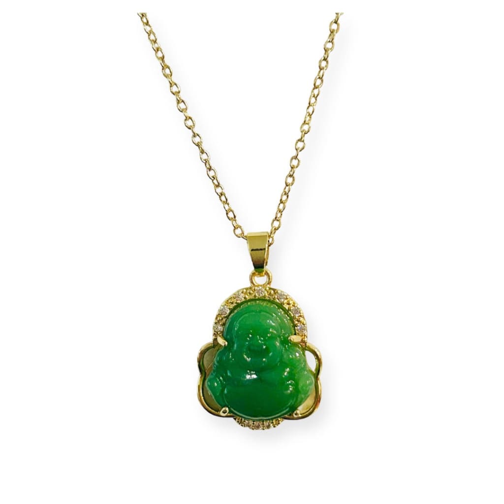 Small Jade Buddha Necklace
