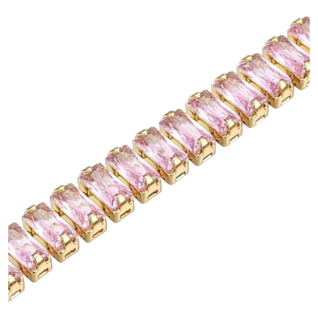 Roman Style Pink CZ Tennis bracelet - Bracelet