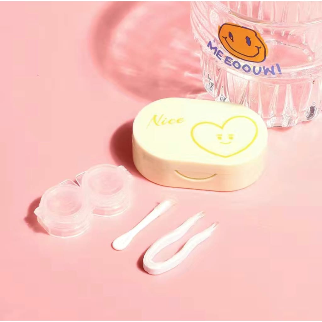 Happy Heart Contact Cases